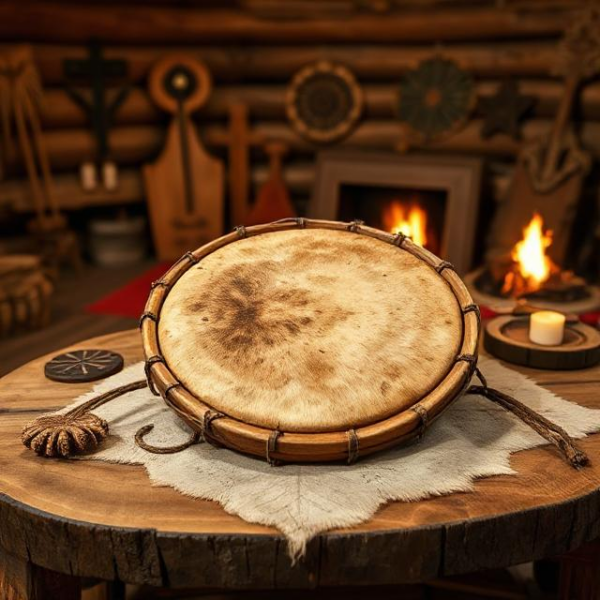 Special Raffle – Win a Handmade Deer-Hide Drum